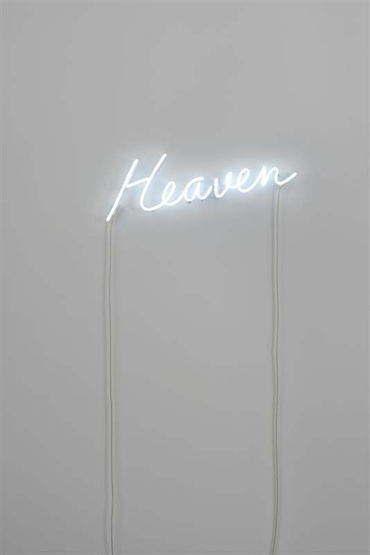 Scott Eady Heaven, 2016 neon, edition of 3 30.0 x 80.0 cm