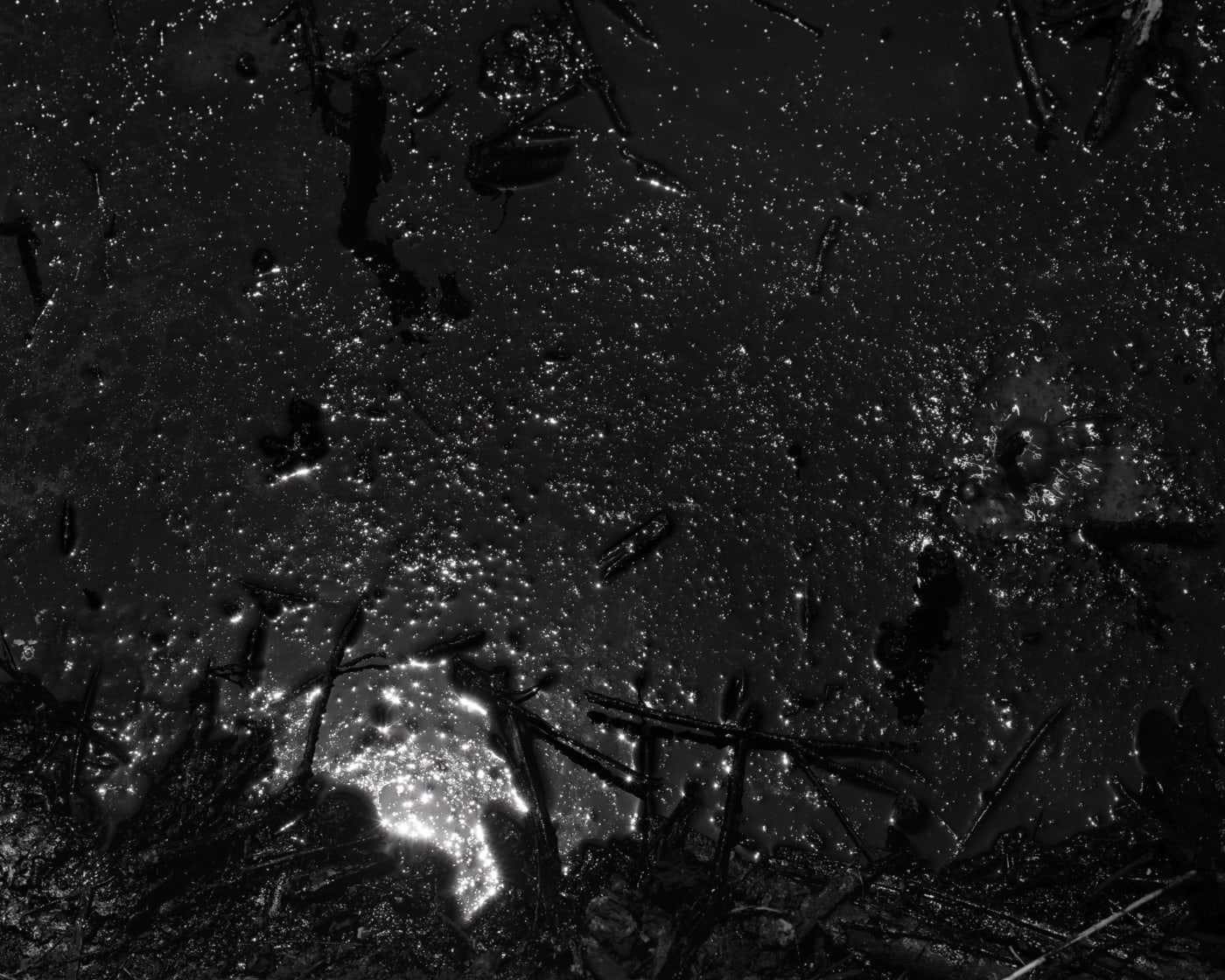 Mark McKnight, Destructive Distillation (Tar Cosmos), 2018