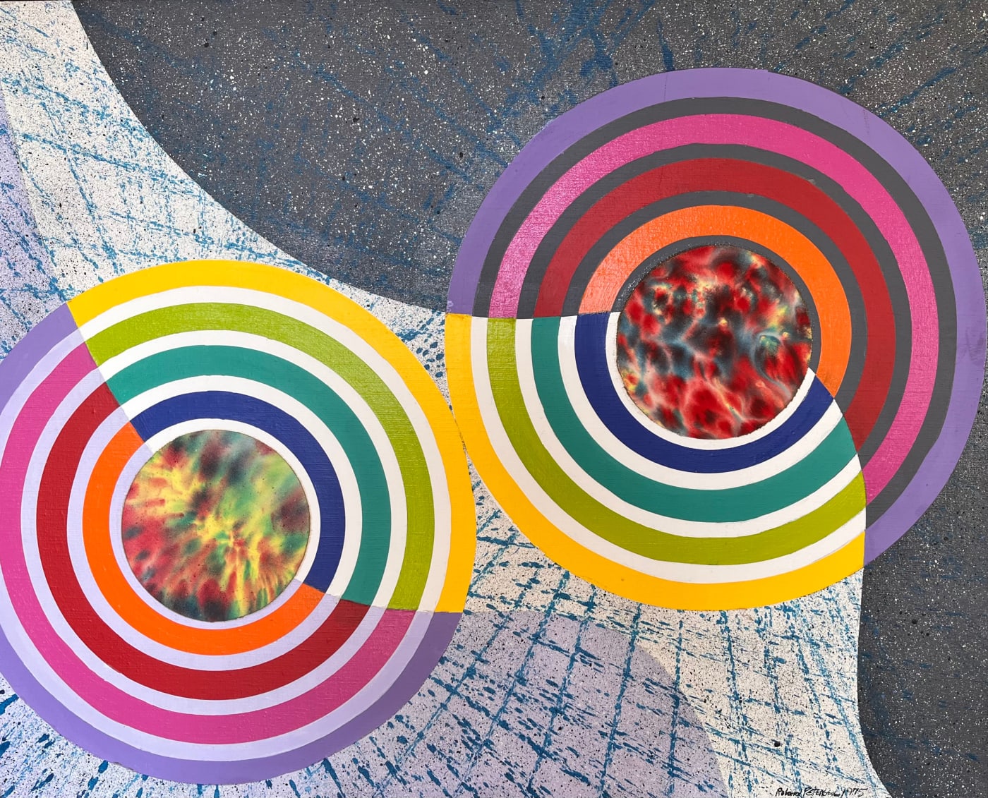 Roland Petersen, Double Rainbow Spring Rain Series, 1975