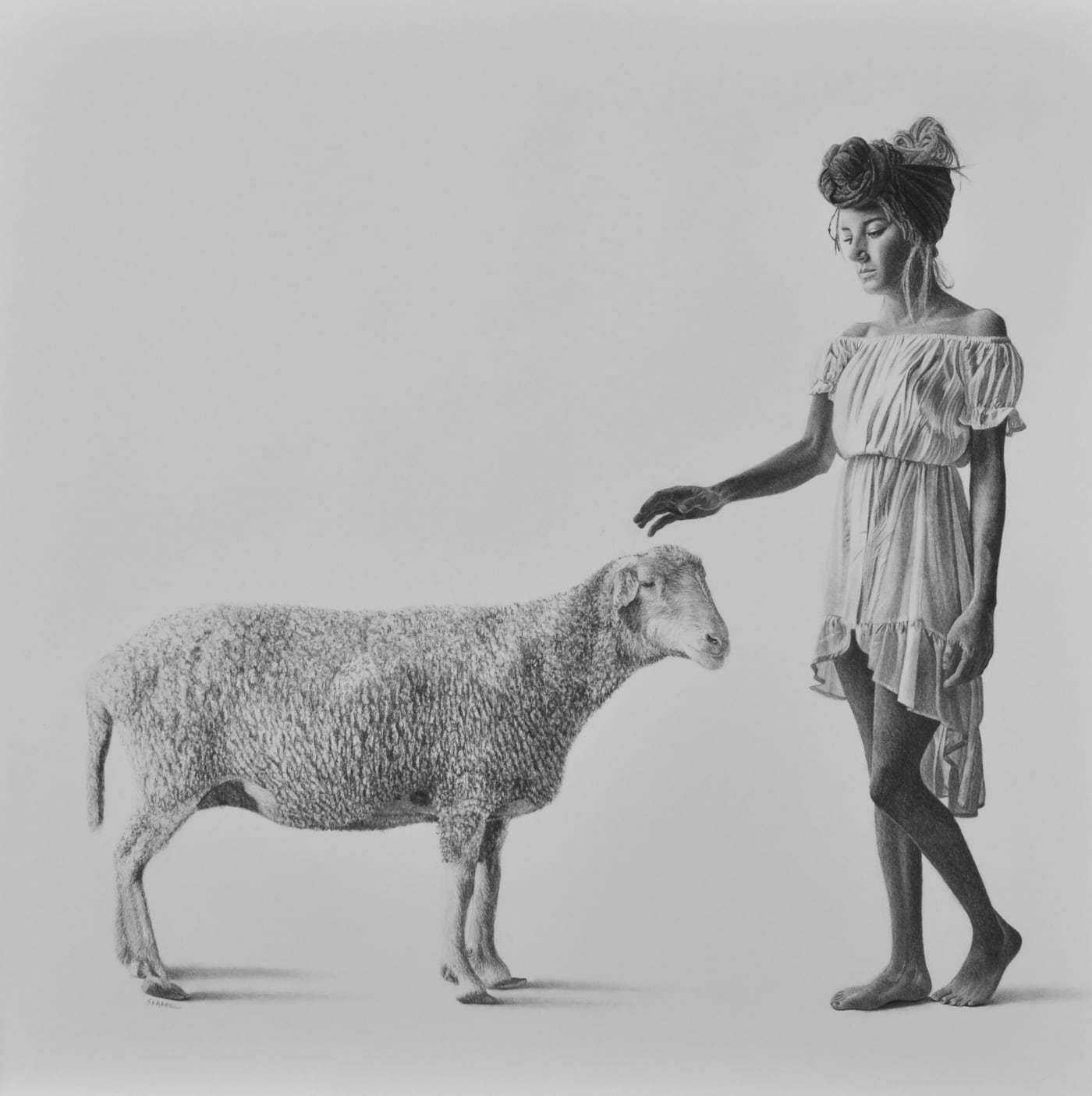 Samah Shihadi, The Good Shepherd, 2020