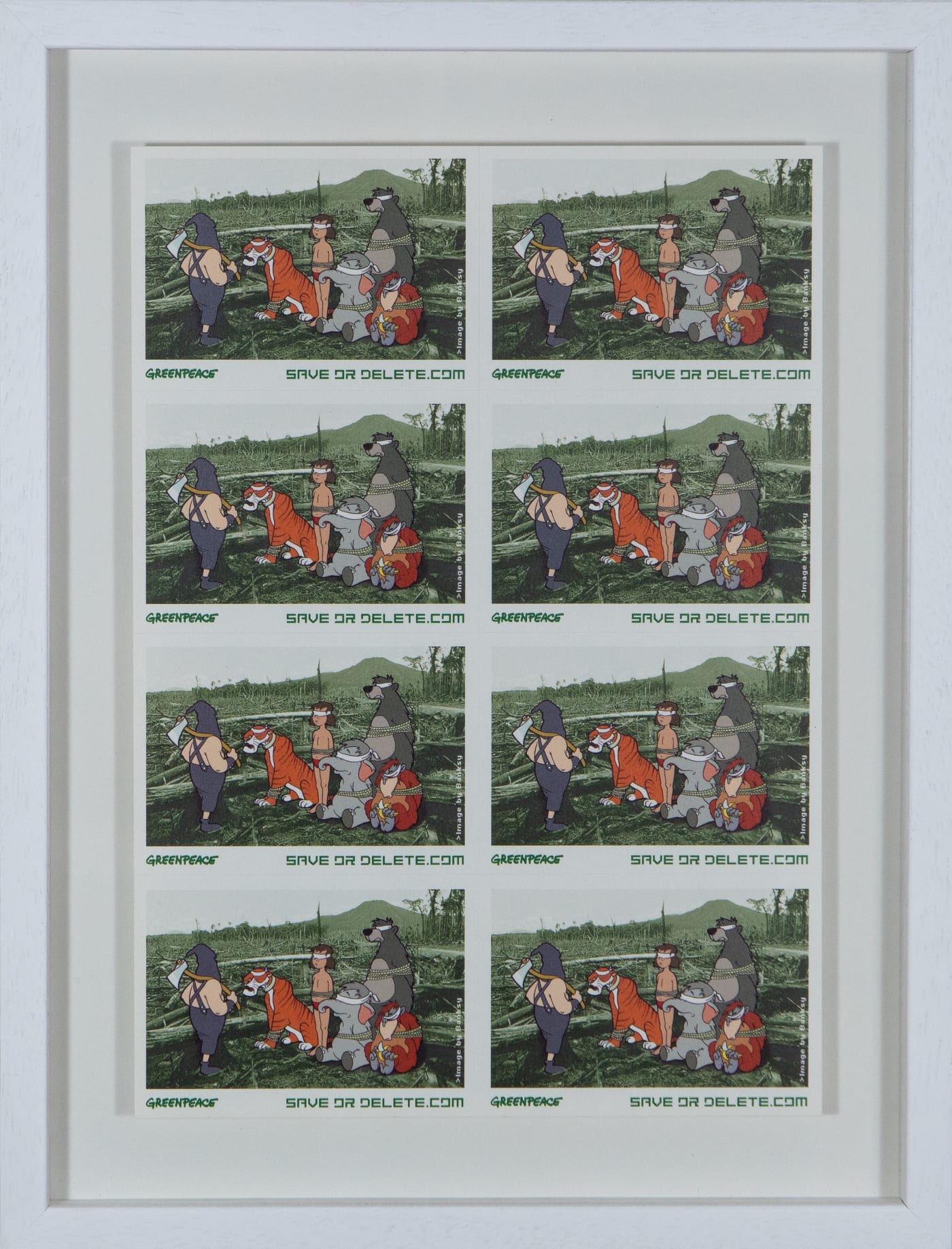 Banksy, Save or Delete sticker set
