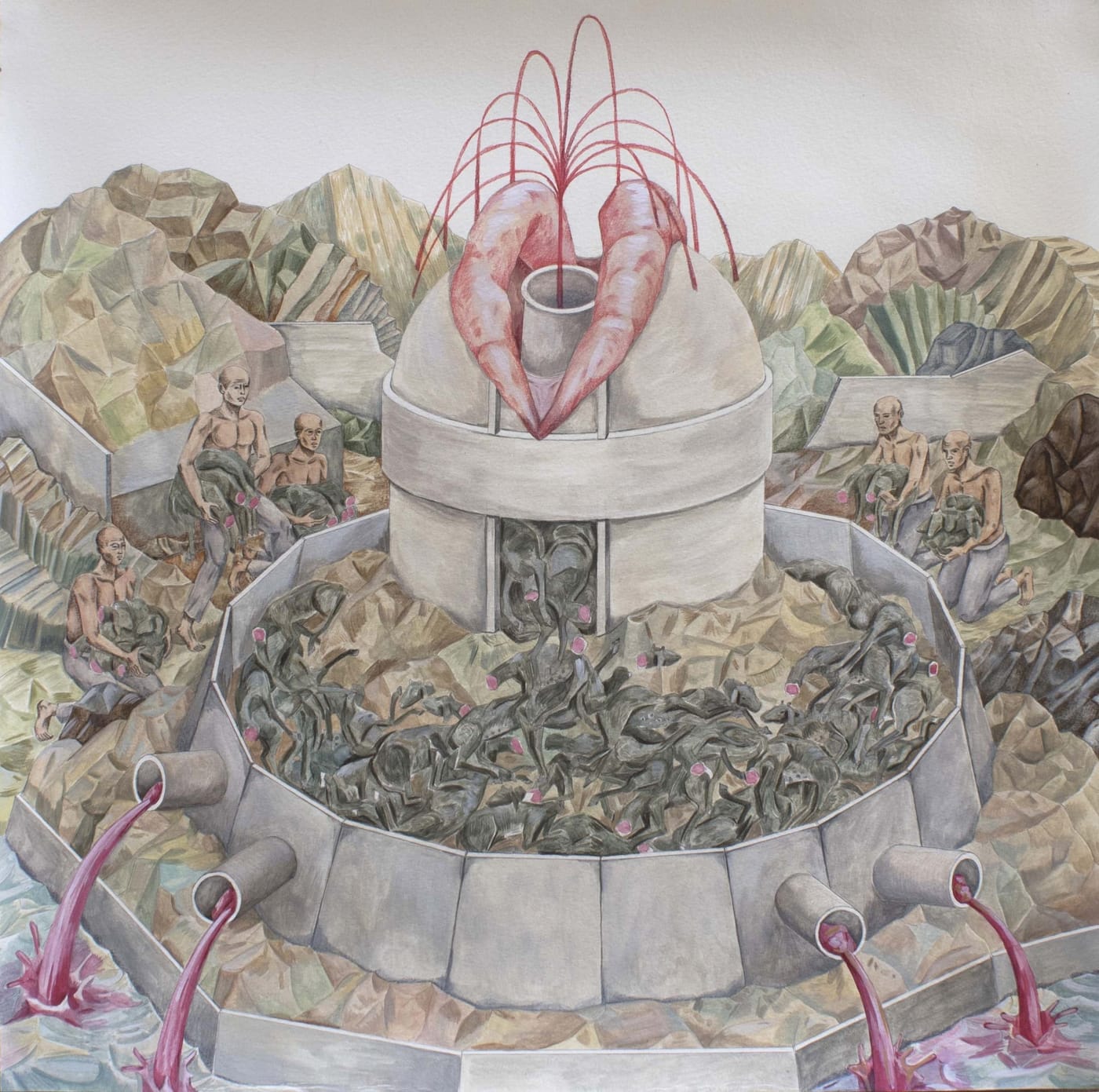 Shrimanti Saha, Fountain, 2020