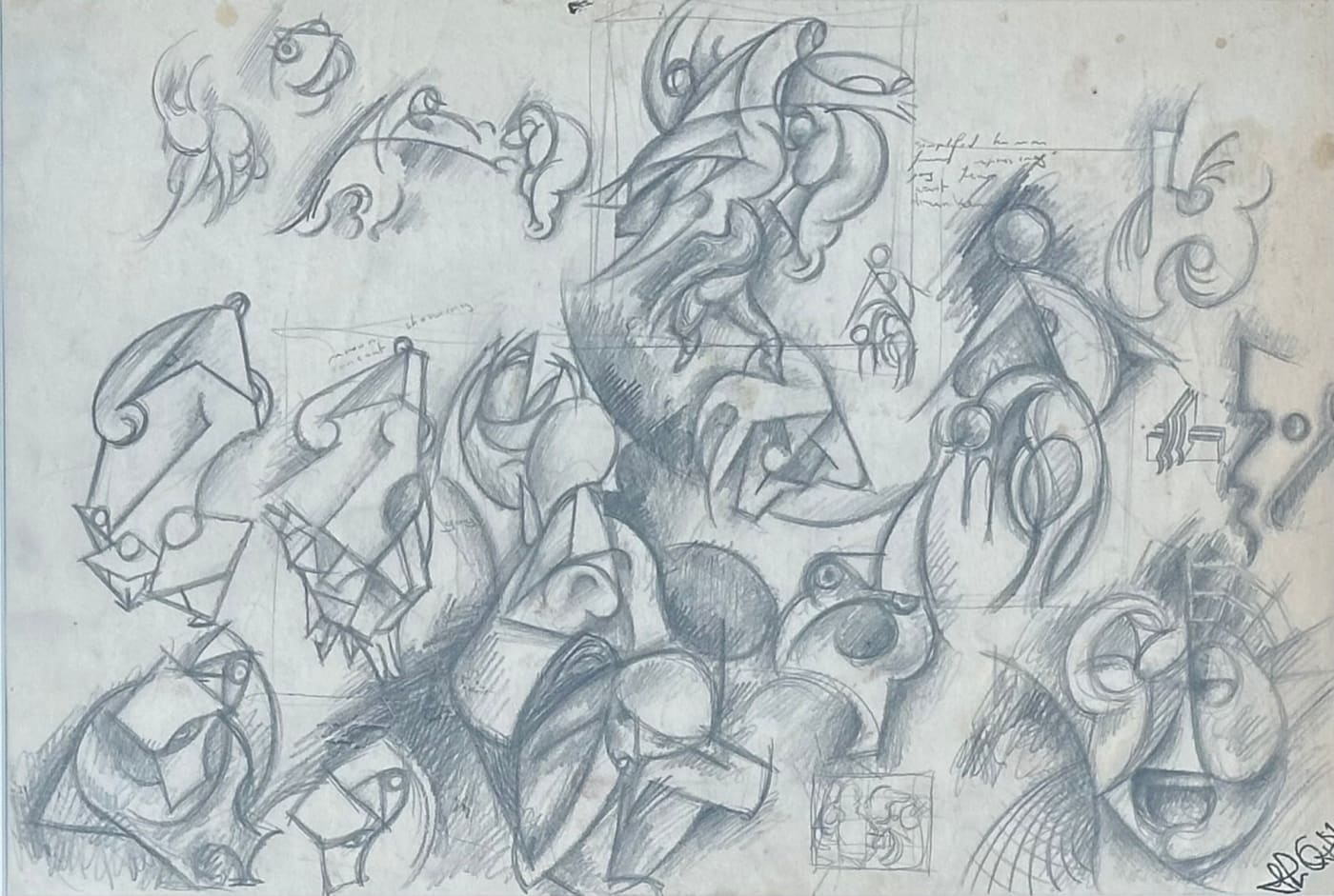 Henry Orlik, SIMPLIFIED HUMAN FORMS, Executed in the early 1970s