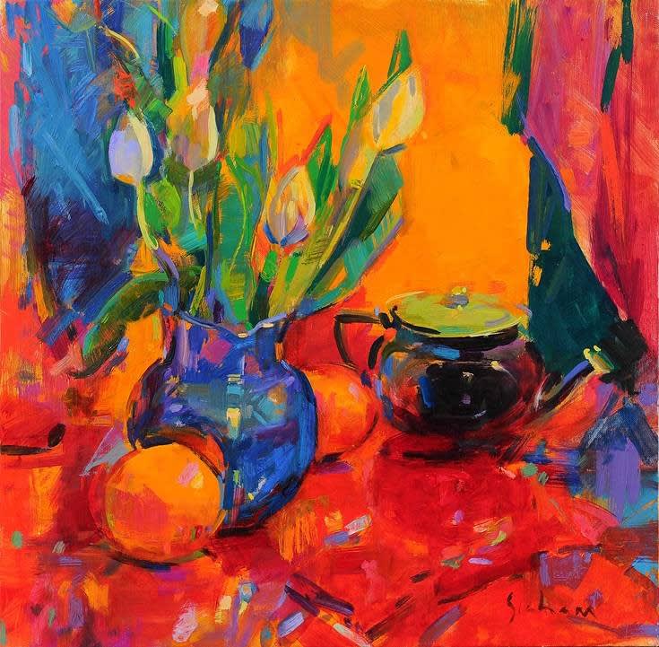 Peter Graham, WHITE TULIPS