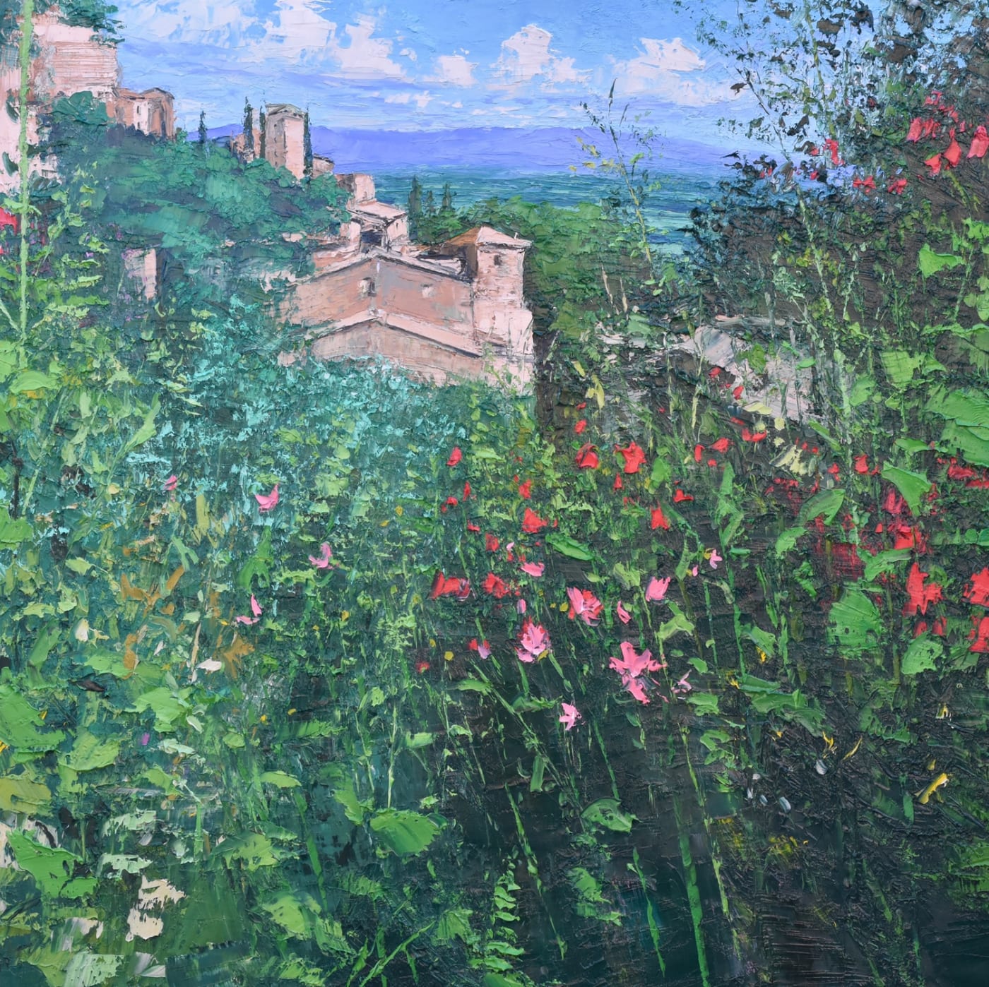 Colin Carruthers, THE WILD GARDEN, GORDES