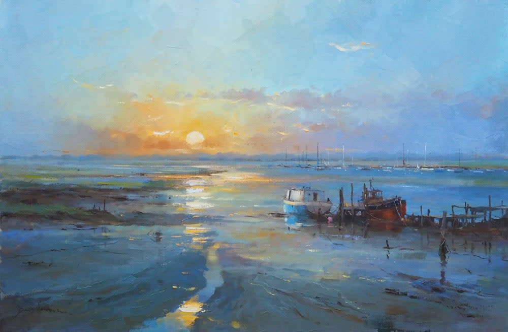 David Howell, SUNSET, RIVER DEBEN