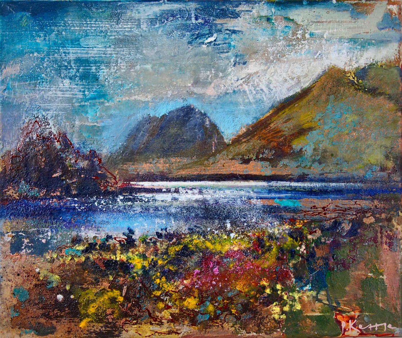 Peter Kettle, LIATACH AND BEINN EIGHE AT LOCH CLAIR, SCOTLAND