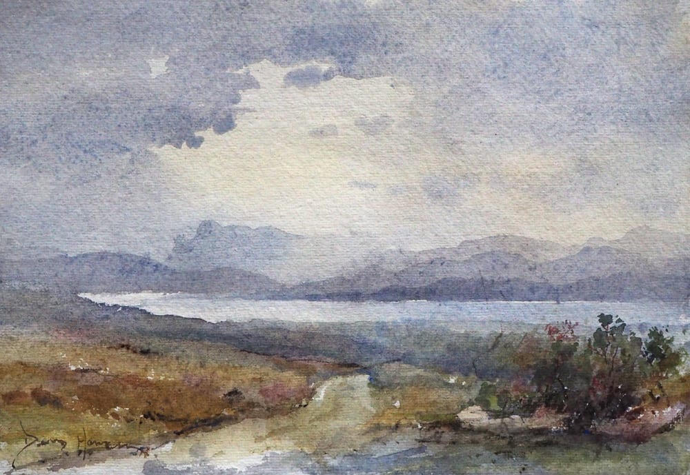 David Howell, RAINY WEATHER - RED POINT, LOCH TORRIDON