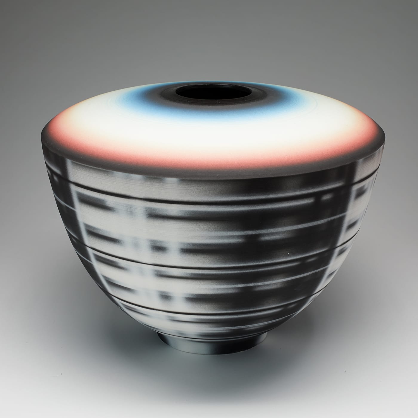 Michael Dickey, Untitled (White/Orange), 2020