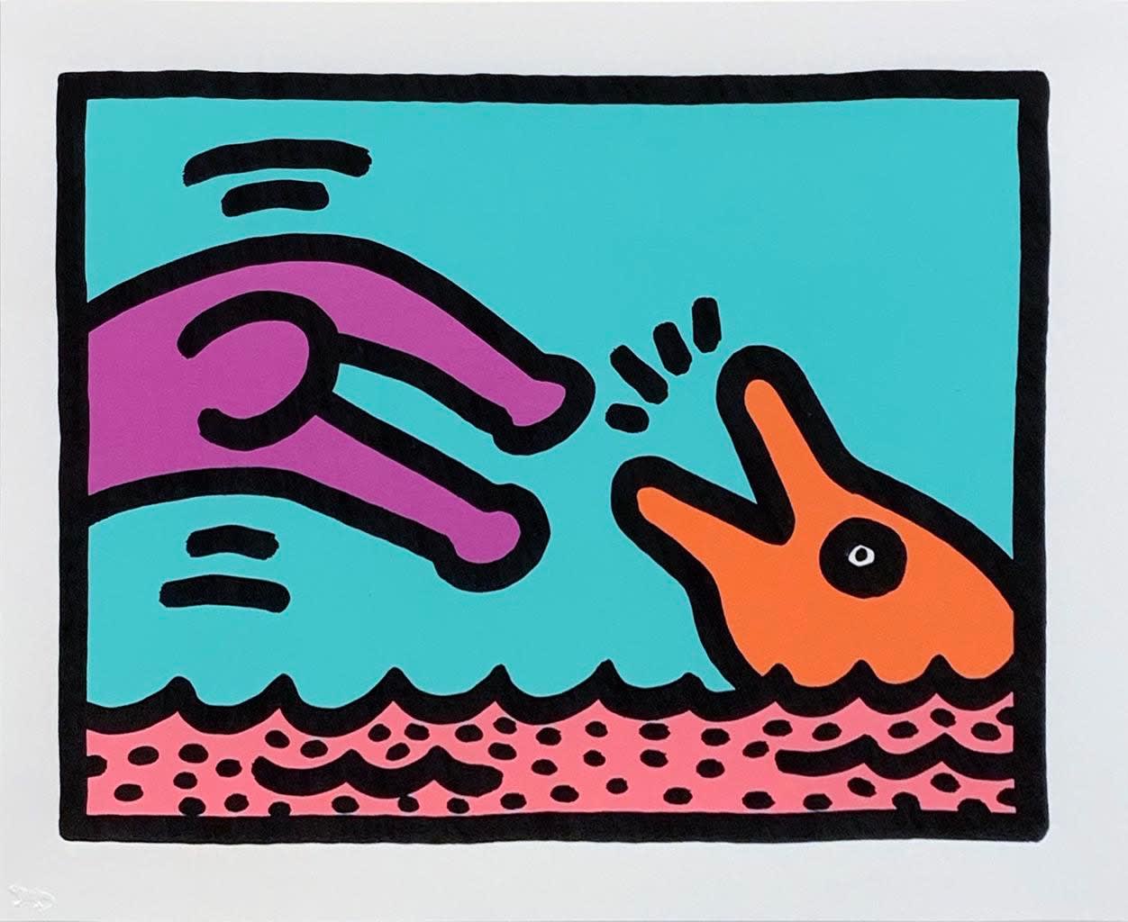 Keith Haring, Pop Shop V A , 1989