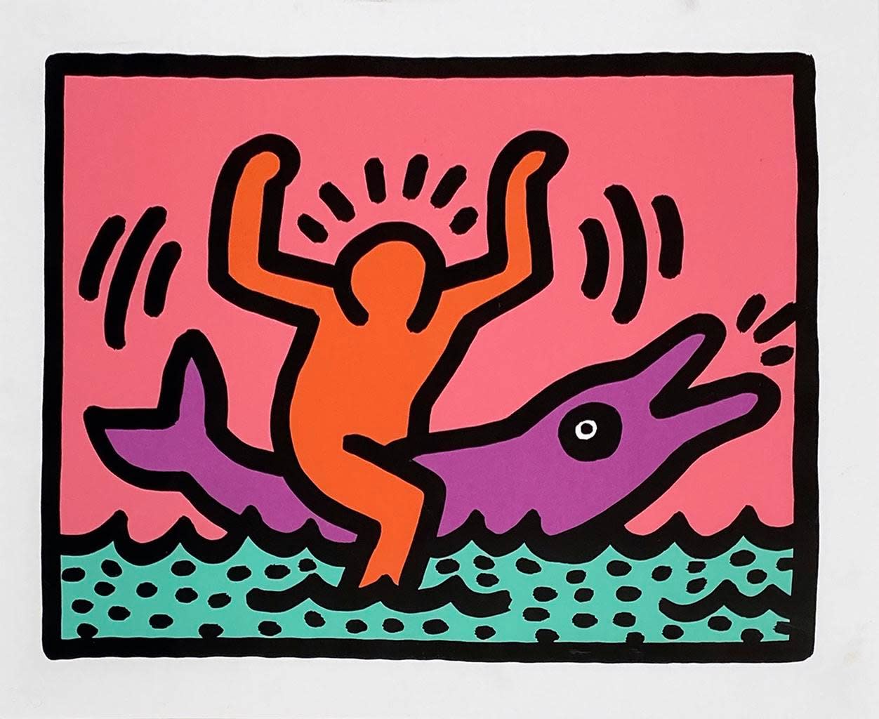 Keith Haring, Pop Shop V C, 1989