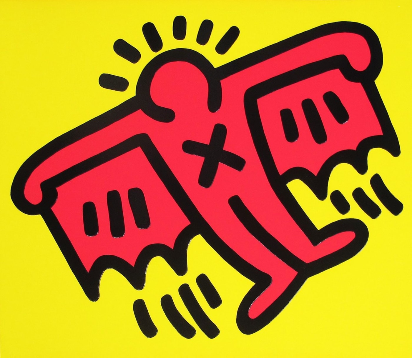 Keith Haring, Icons D X Man, 1990