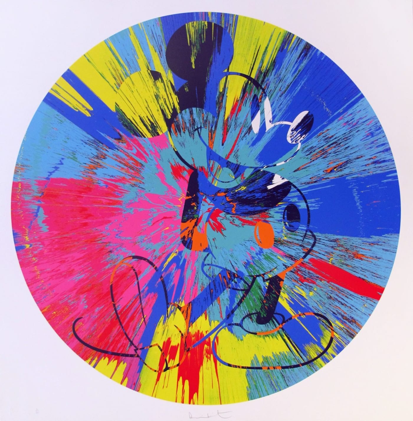 Damien Hirst, Beautiful Mickey Spin, 2012