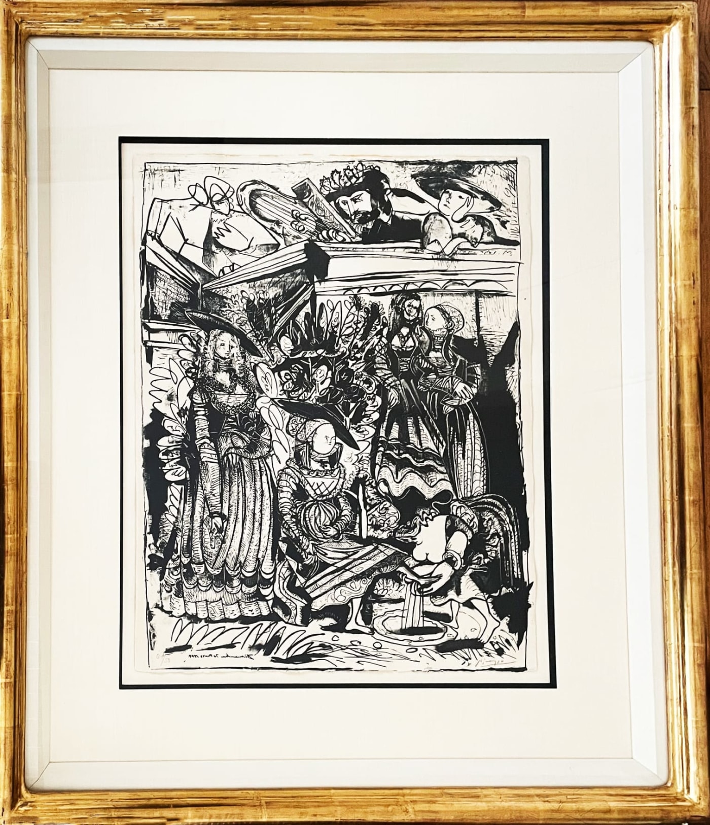 Pablo Picasso, David and Bathsheba (After Lucas Cranach), 1947