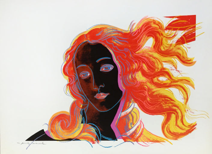 Andy Warhol, Details of Renaissance Paintings (Sandro Botticelli, Birth of Venus, 1482), II, 1984
