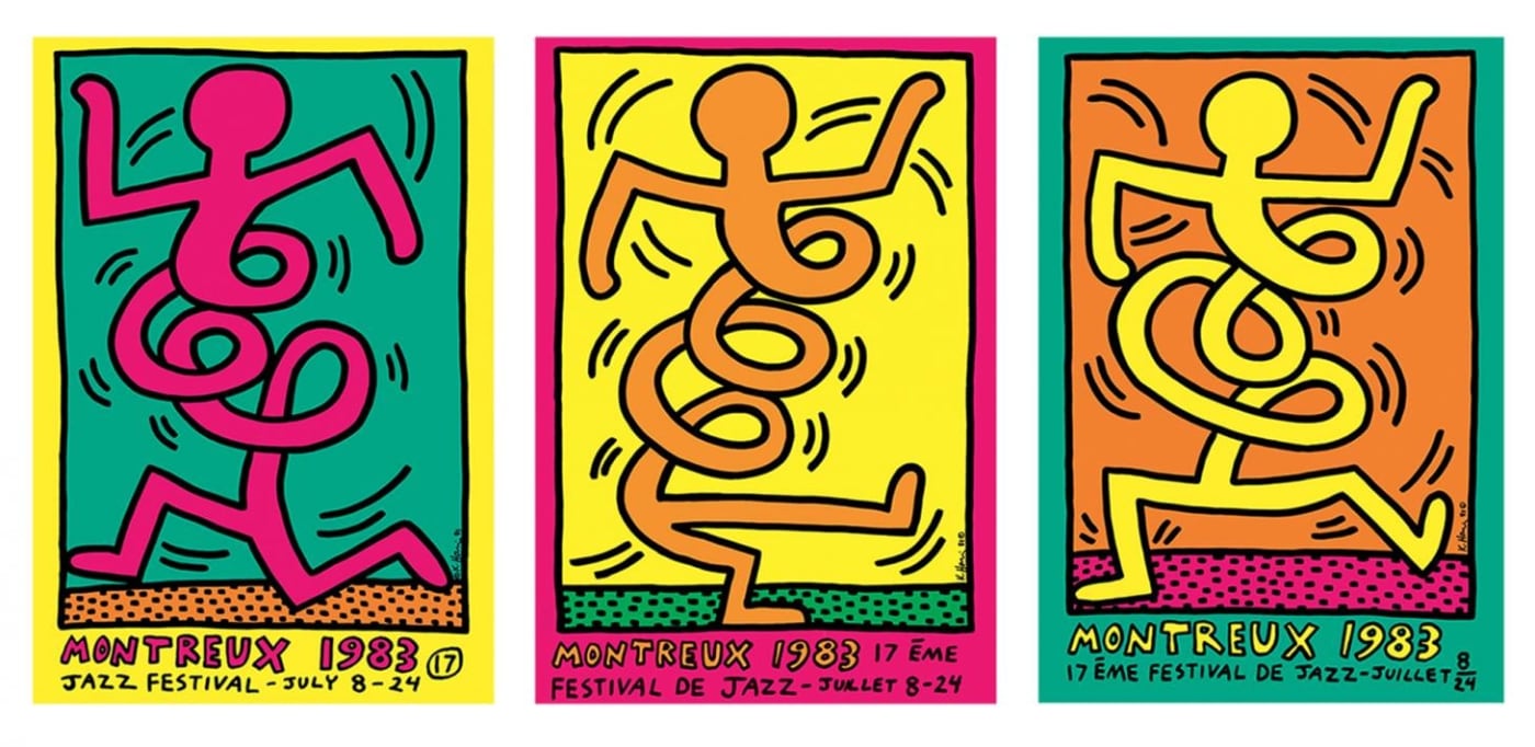 Keith Haring, Montreux Jazz Festival Set, 1983