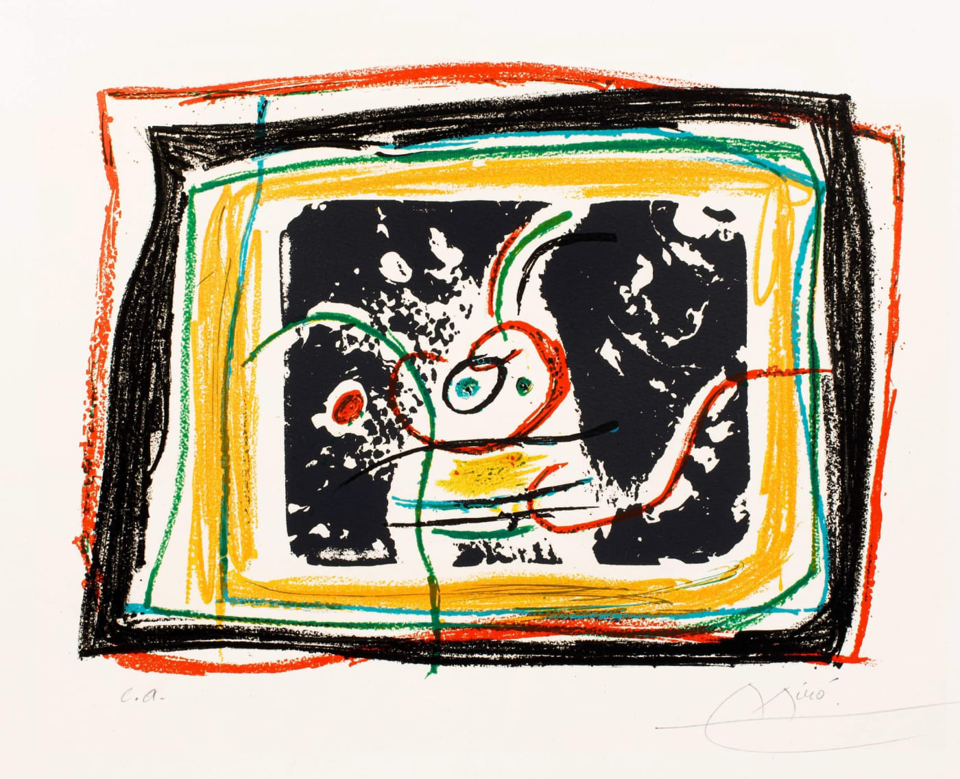 Joan Miro, L'Enfance d’Ubu, 1975