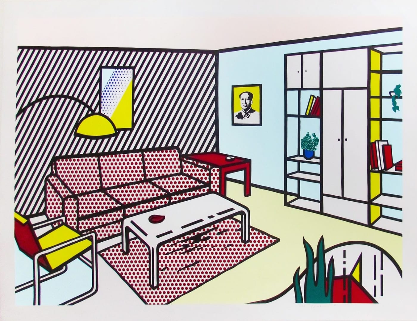 Roy Lichtenstein, Modern Room from the Interior Series,, 1991