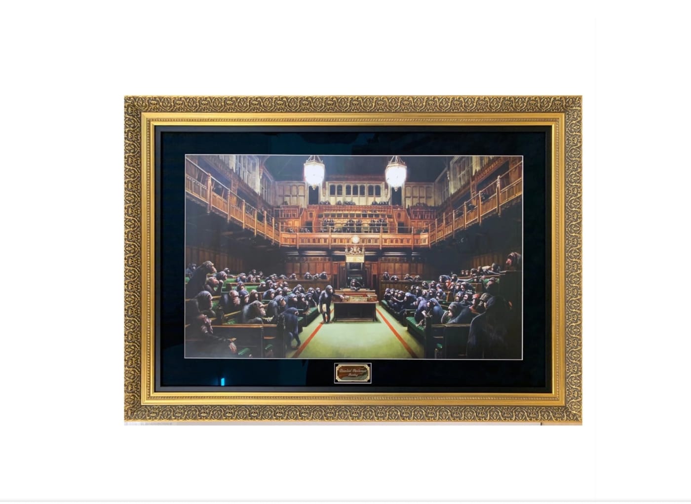 banksy, Monkey Parliament , 2009