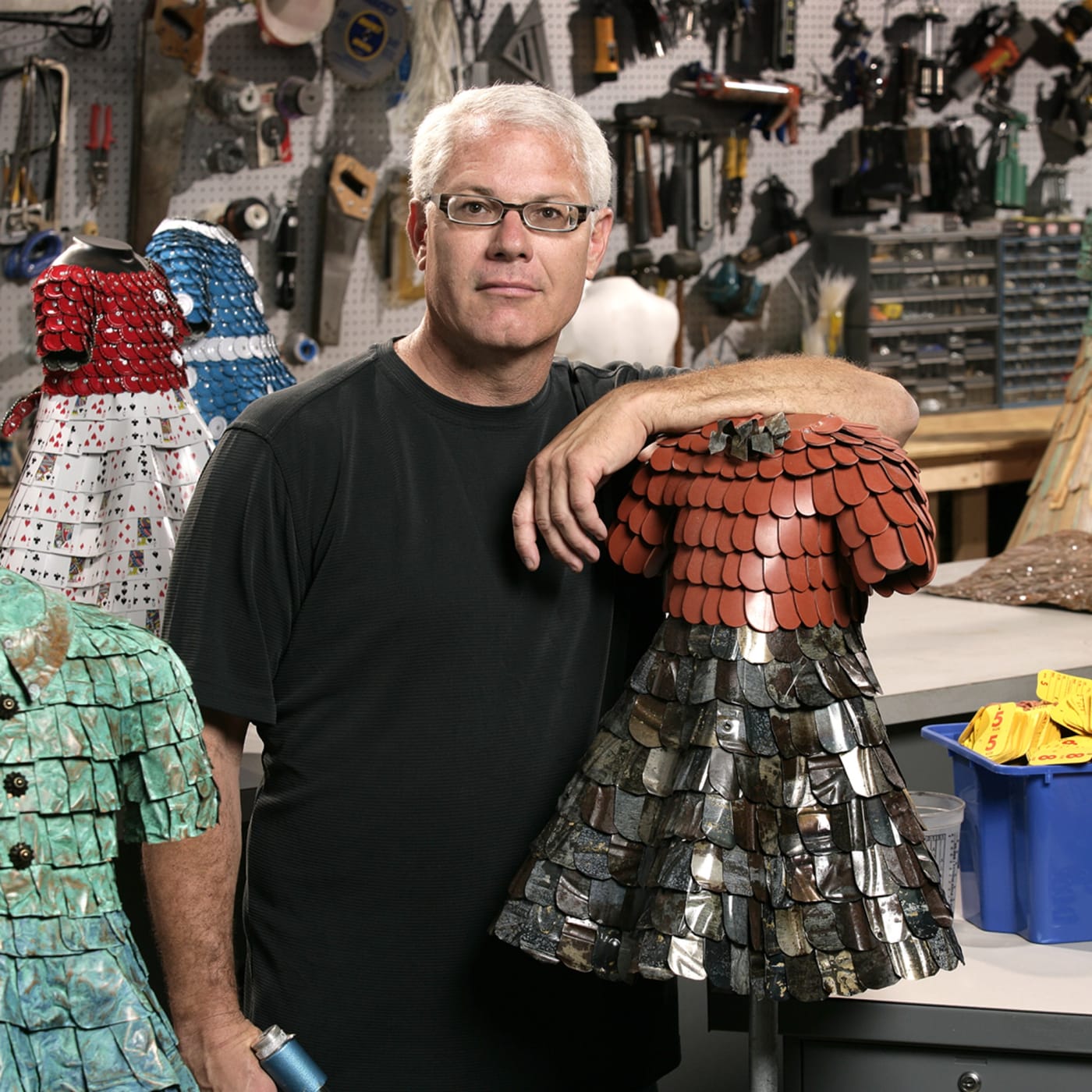John Petrey in his studio
