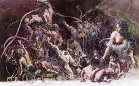 PARK YOUNG GEUN, THE GAZE OF DAVID AND GERICAULT, 2009