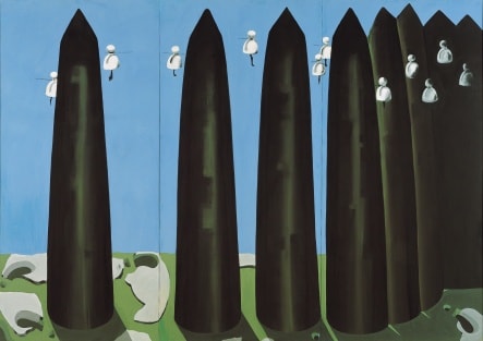 MARKUS LUPERTZ, TELEGRAFENMASTEN-DITHYRAMBISCH, 1968