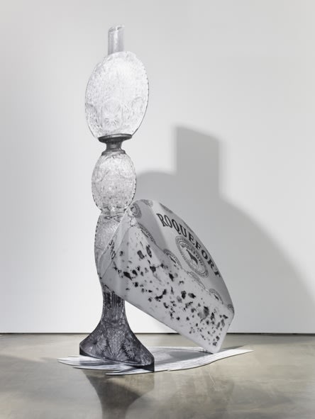 GWON OSANG, NEW STRUCTURE 5, CHEESE AND CRYSTAL LAMP, 2014