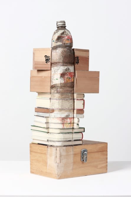 AONO FUMIAKI, MENDING, SUBSTITUTION, CONSOLIDATION, COUPLING, “Restoration of a PET Bottle Collected in Yuriage, Miyagi, Japan after the Great East Japan Earthquake and Tsunami (Memorial Configuration)” 2012
