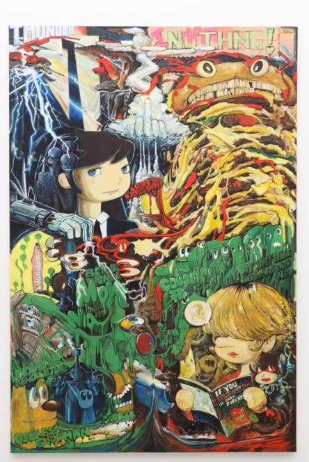 KOICHI ENOMOTO, GIGANTIC BURGER, HE GOT LOST IN DARK FOREST, THEY PREPARED FOR THE FUNERAL, 2012