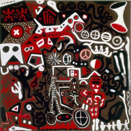 A.R. PENCK, DRAGONS WAY, 1989
