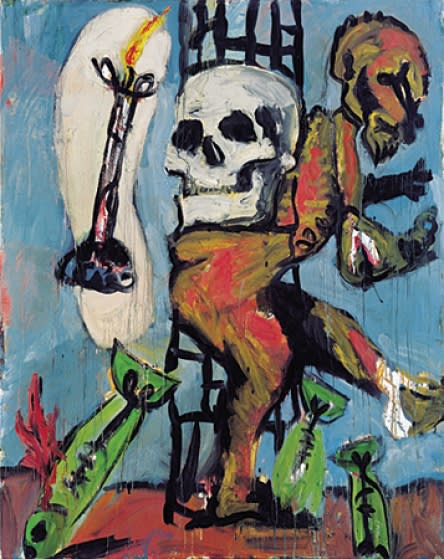 MARKUS LÜPERTZ, DANCE OF DEATH, 1997