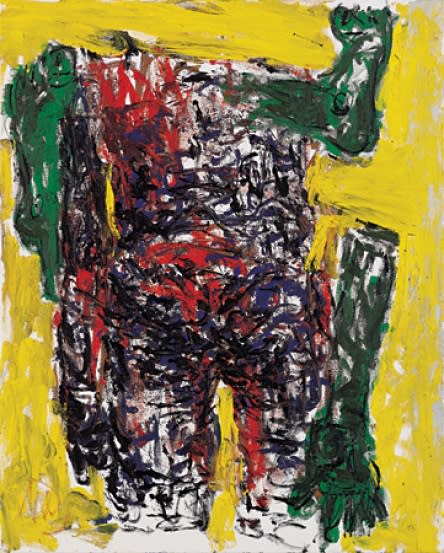 MARKUS LÜPERTZ, NUDE BACK, 2004