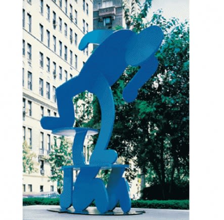 KEITH HARING, UNTITLED (FIGURE ON BABY), 1987