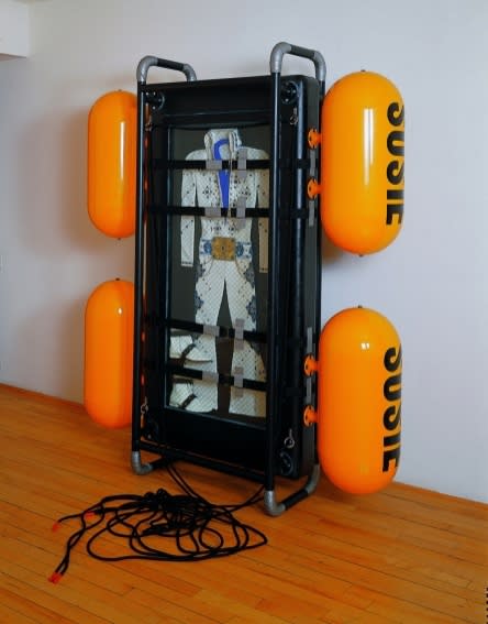 ASHLEY BICKERTON, SEASCAPE: FLOATING COSTUME TO DRIFT FOR ETERNITY III (ELVIS SUIT), 1992