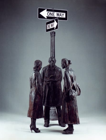 GEORGE SEGAL, CHANCE MEETING, 2003