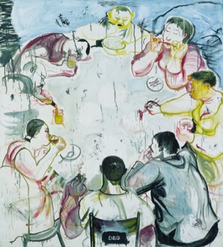 ZHANG ENLI, EATING 2, 2001