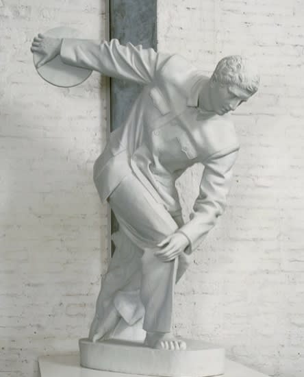 SUI JIANGUO, CLOTHES VEIN STUDY-DISCOBOLUS, 2005