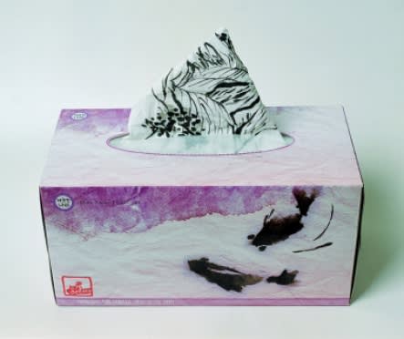 PARK YOON YOUNG, KLEENEX LANDSCAPE, 2003