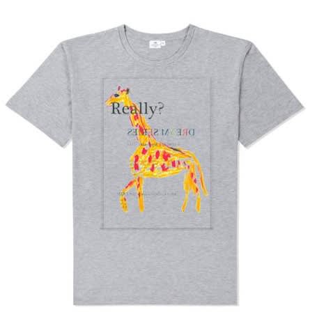 CI Kim Short Sleeved Top / Giraffe