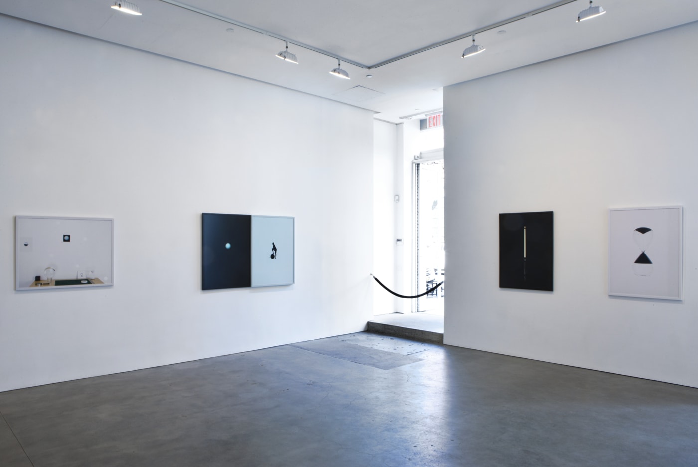 Installation view of Sarah Charlesworth "Available Light" exhibition at Susan Inglett Gallery