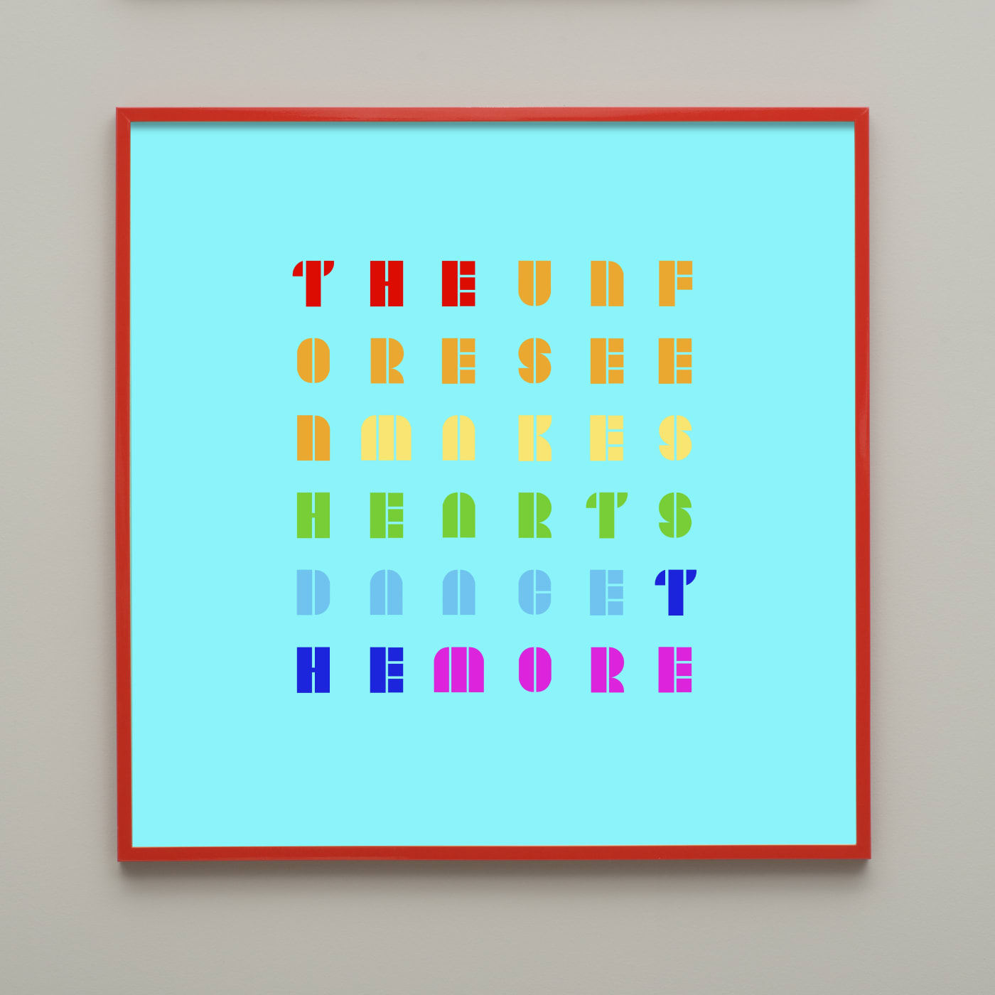 Augusto de Campos, The Unforeseen, 2017/2019