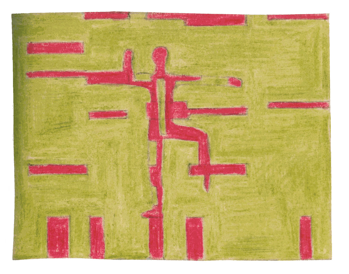 0°‹—›45° version I Scene and costume sketch II Possibility 4, 1974