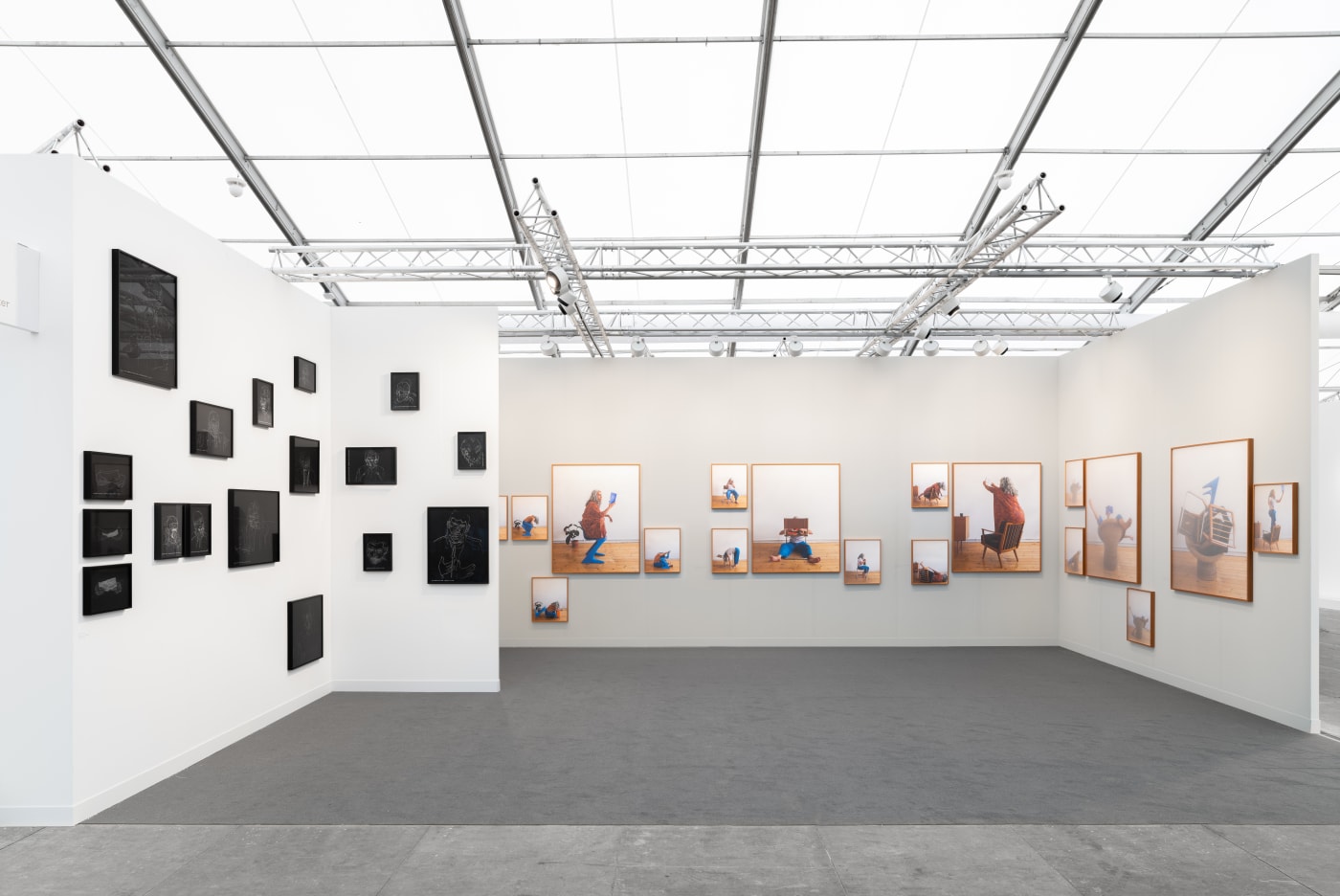 Bani Abidi 'Fragments from a nightmare', Frieze London, booth A16. Photo: JUDDartINDEX. 2024.