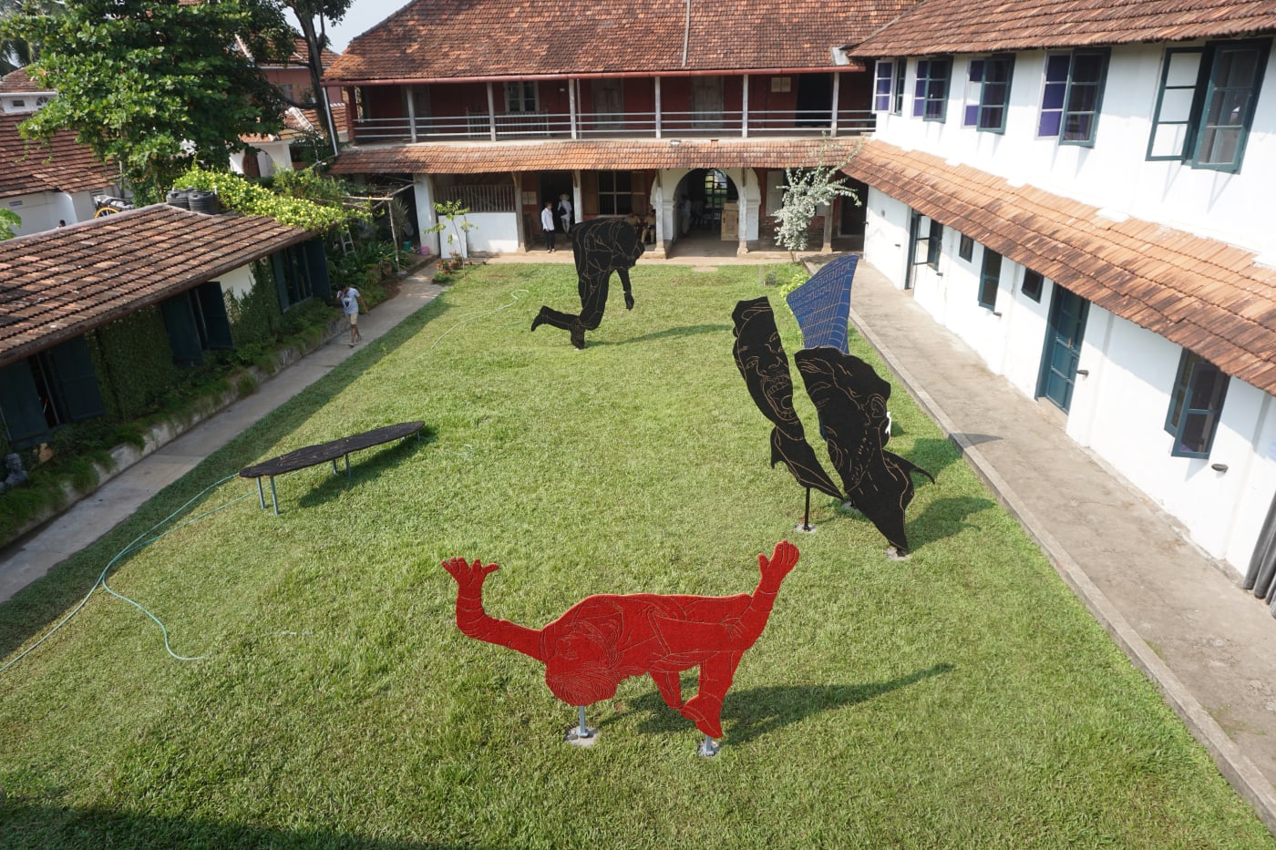 Praneet Soi | Astatic Garden, 2016, installation view, Pepper House, Kochi-Muziris Biennale 2016 | Image courtesy the Kochi-Muziris Biennale