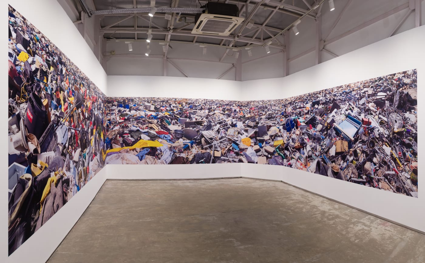 Aziz Hazara, I am looking for you like a drone, my love, installation view from No Starting Point for Revolution, Experimenter, Kolkata, 2023.