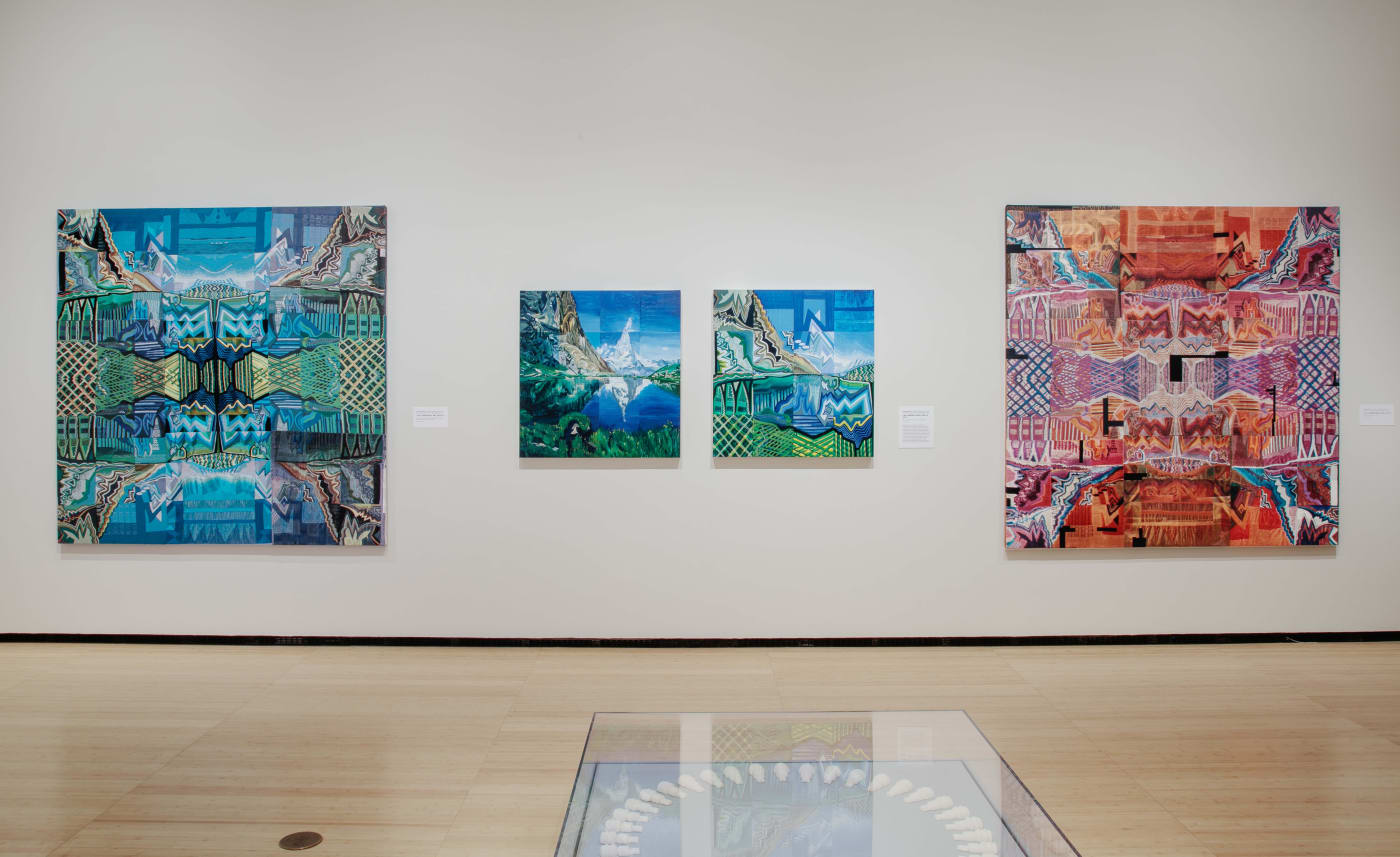 Kanishka Raja, I and I: Ornament and Translation (SW1) | Install View, Asia Society, New York | 2014 - 2017