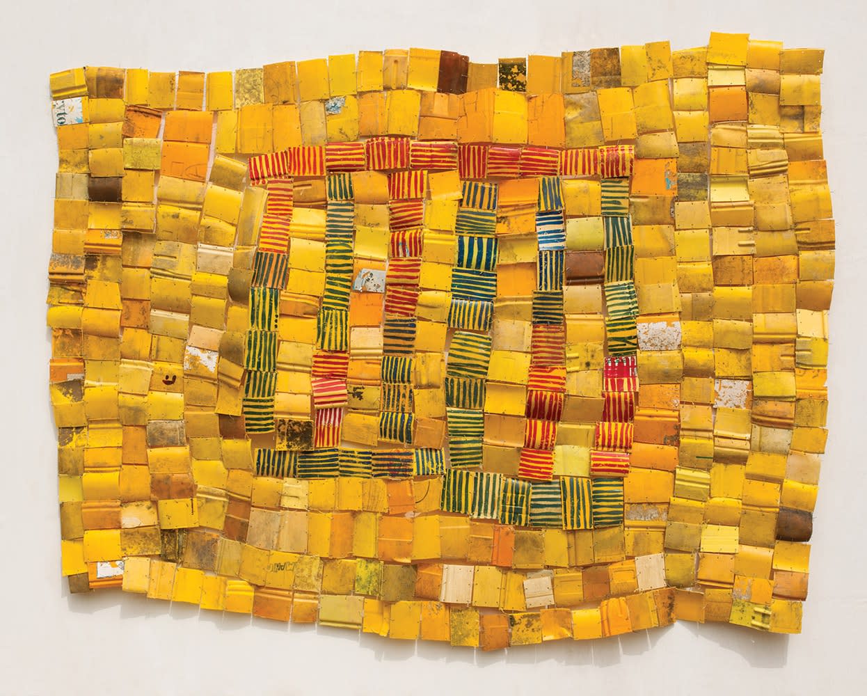 Serge Attukwei Clottey-My Mother’s Wardrobe