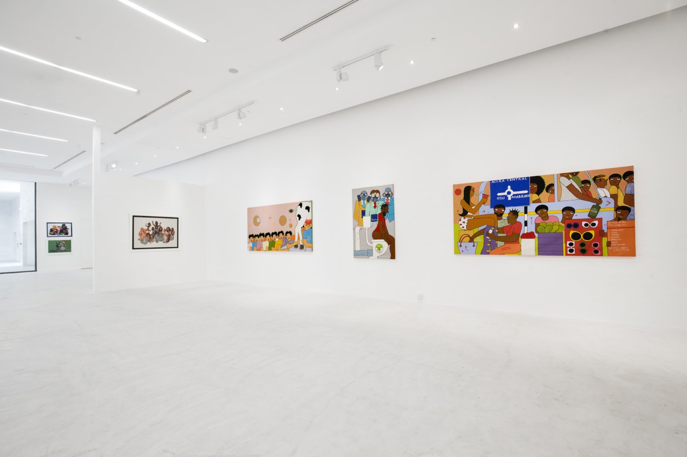 Michael Soi & Bright Ackwerh, Almost True, installation view, 2018. Courtesy Gallery 1957, Accra. Photo Nii Odzenma