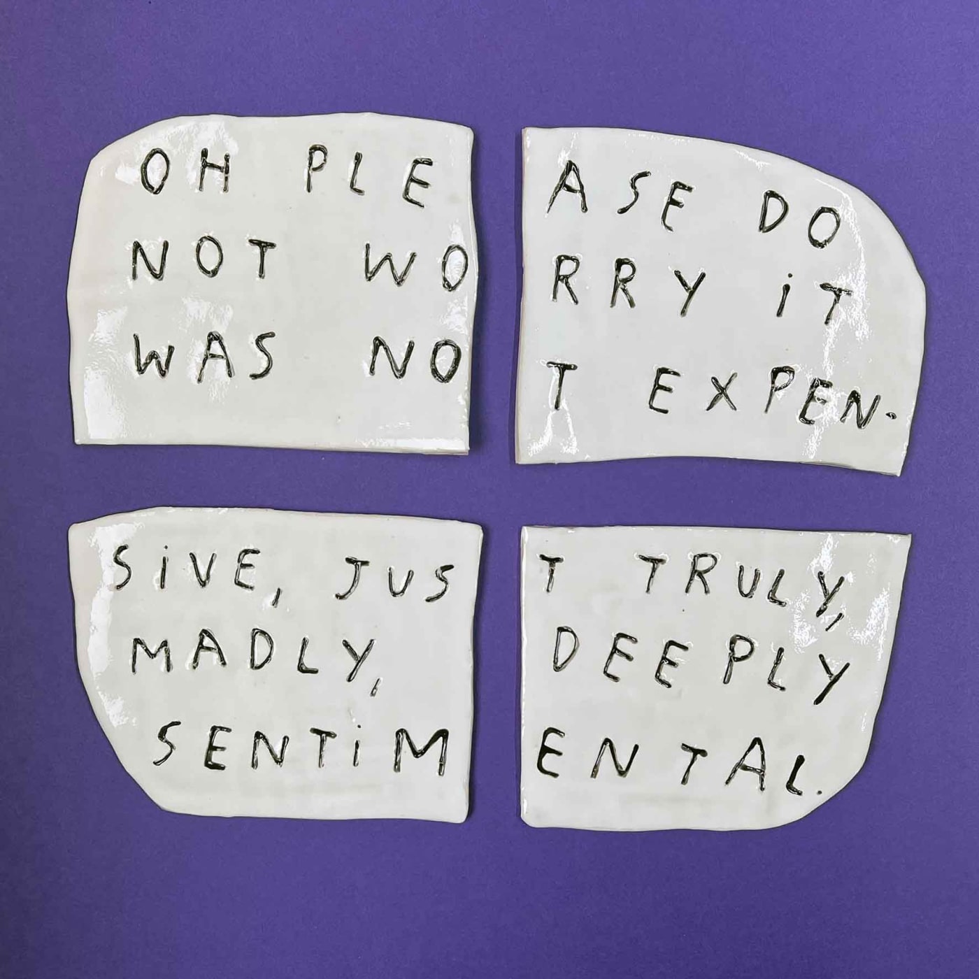 Dan Jamieson, Oh please do not worry it was not expensive, just truly, madly, deeply sentimental