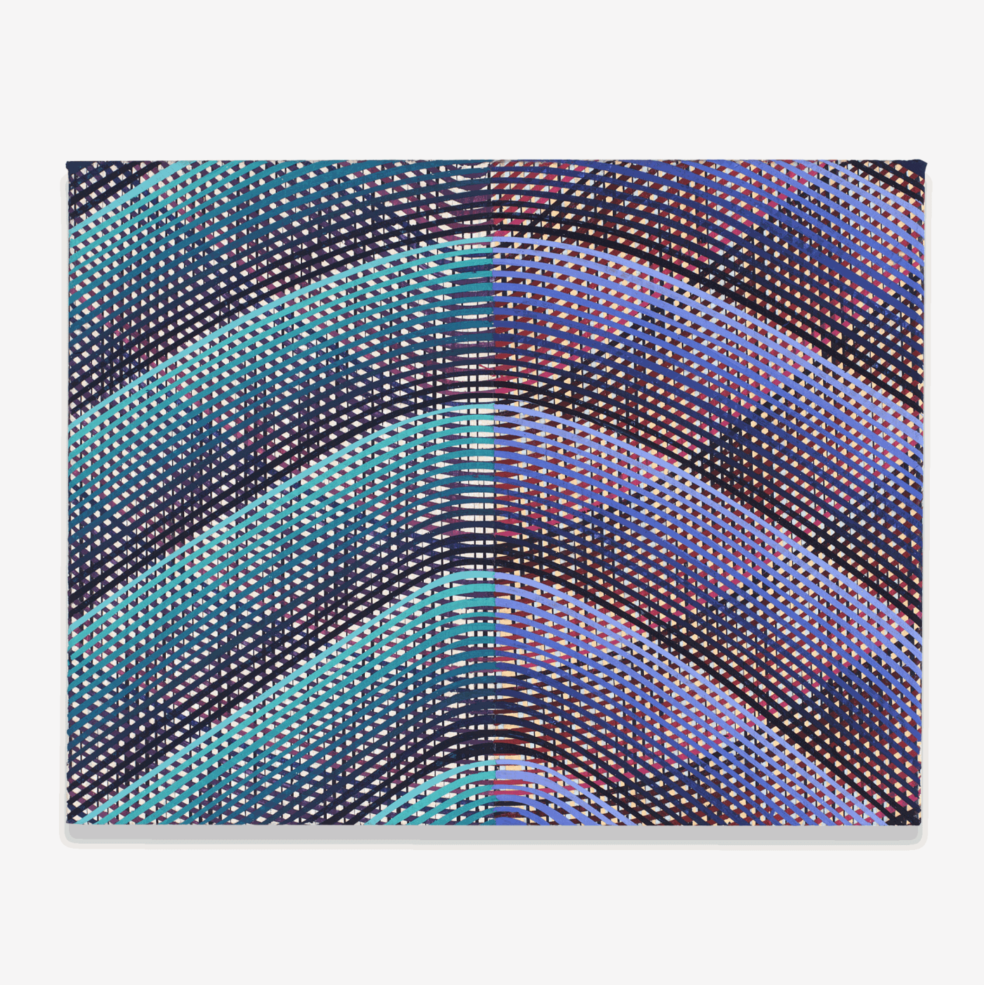 Psychache I, 2024 Signed Verso Flashe Vinyl Acrylic on Canvas 14 x 18 in 35.6 x 45.7 cm